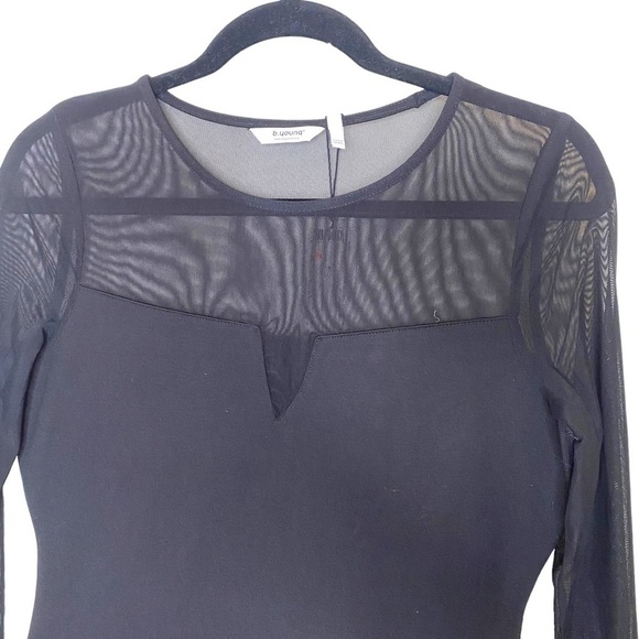 BYOUNG Silina Mesh Panel Long Sleeve Dress - Picture 3 of 8